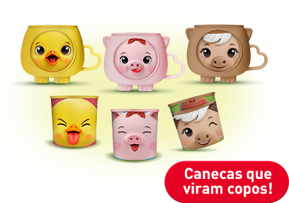 Canecas que viram copos - Coleção